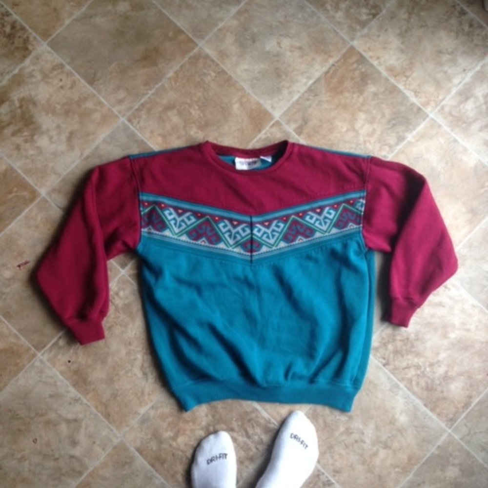 vintage grandma sweater